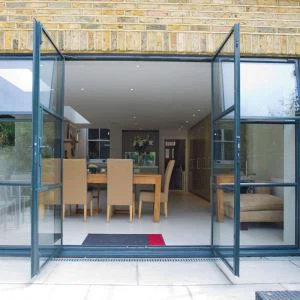 Drysau Ffrengig fain Alwminiwm